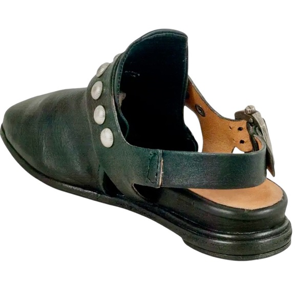 🔥A.S. 98 Galen Studded Learher Slingback Sandal 🔥 - Picture 5 of 14